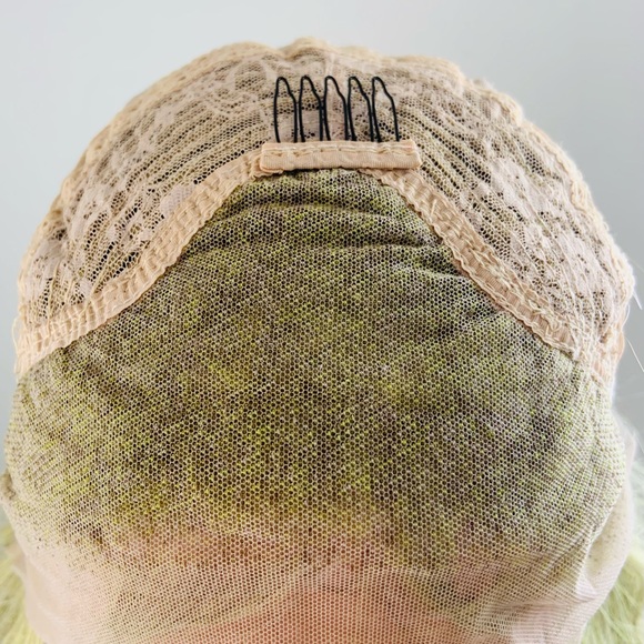 Long Gorgeous Green 13x3 Lace Front Premium Fiber Wig - Picture 4 of 11